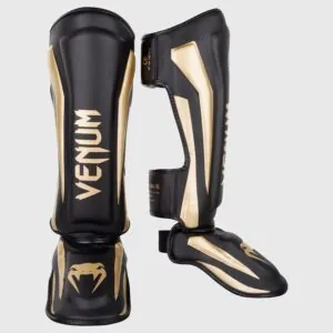 Aparatori Picioare Venum Elite Negru/Auriu M-XL - Fightshop