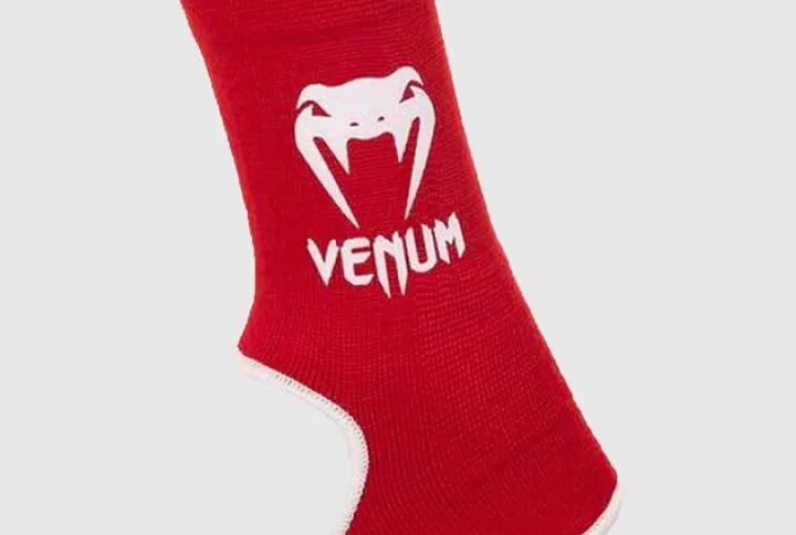 Бандаж На Голеностоп Venum Kontact Красный/Белый XS-L - Fightshop
