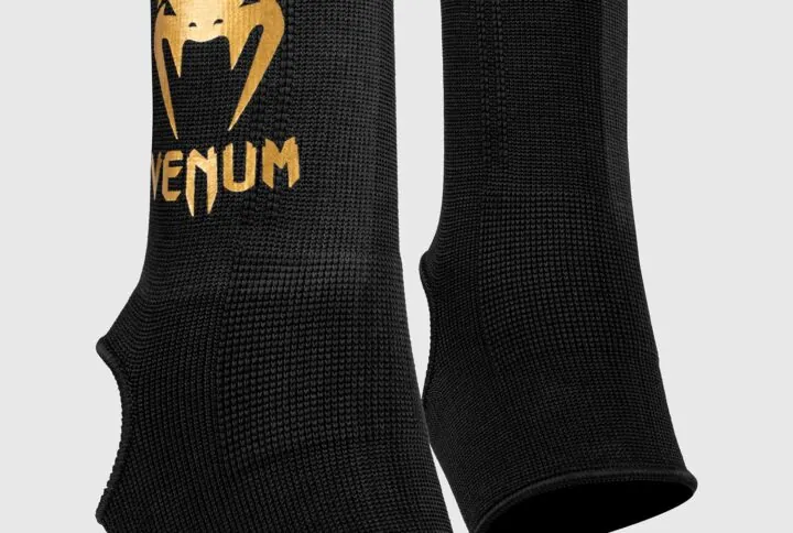 Бандаж На Голеностоп Venum Kontact Чёрный/Золотой XS-L - Fightshop