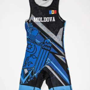 Dres Lupte Berserk Eagle Copii Albastru 3XS-XS - Fightshop