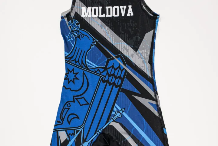 Dres Lupte Berserk Eagle Copii Albastru 3XS-XS - Fightshop