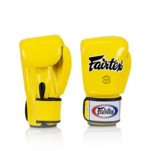 Manusi Box Fairtex BGV5 Galben 10-16 OZ - Fightshop