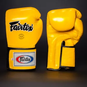Manusi Box Fairtex BGV5 Galben 10-16 OZ - Fightshop