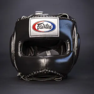 Casca Cu Bara De Protectie Fairtex HG4 Piele M-XL - Fightshop